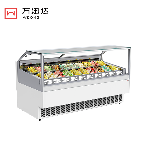 万迅达P pro系列专业直角冰淇淋展示柜