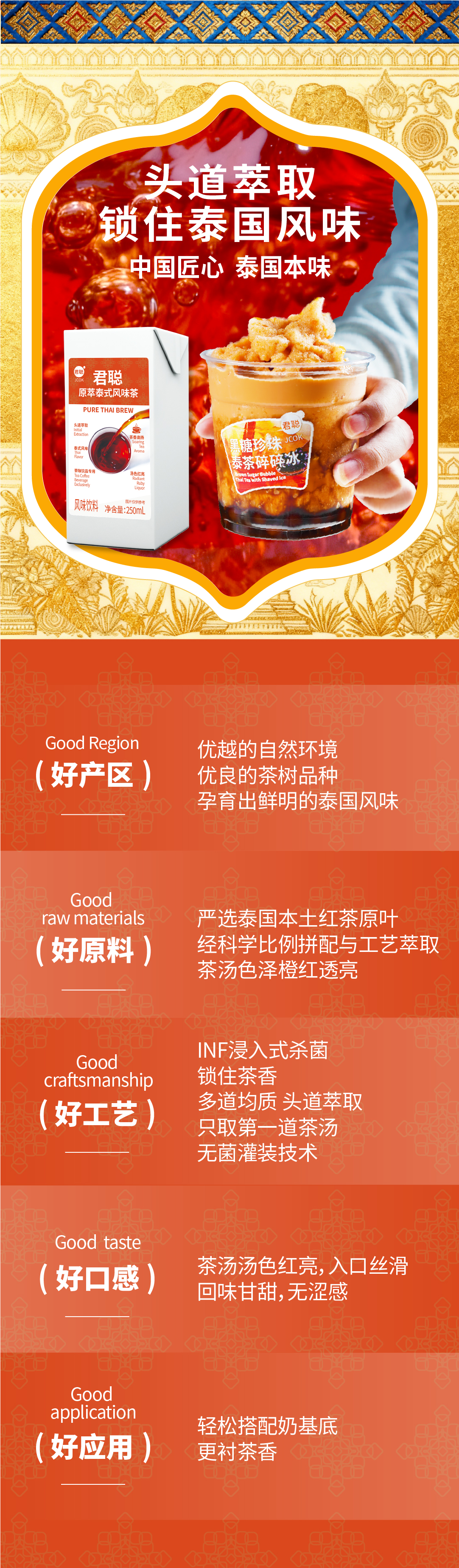 君聪原萃泰式风味茶