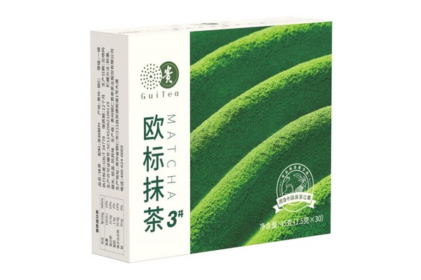 贵茶欧标抹茶3#条装
