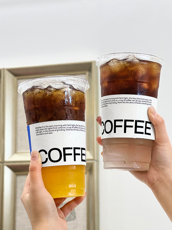 咖啡塑料杯LOGO定制