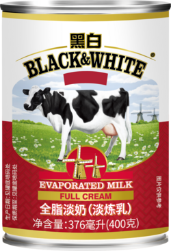 黑白淡奶