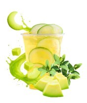 冷冻蜜瓜荆芥果浆