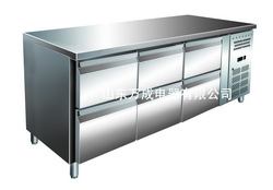 六门抽屉平台冷藏柜GN3160TN 
