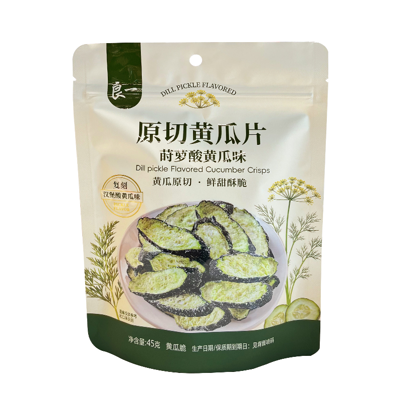 原切黄瓜片莳萝酸黄瓜味45g