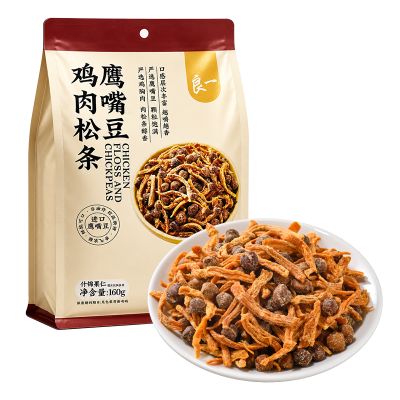 鸡肉松条鹰嘴豆160g