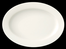 Oval Rim Plate