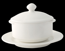 Soup Cup with Lid and Saucer