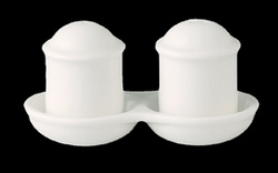 Salt and Pepper Shaker with Underliner