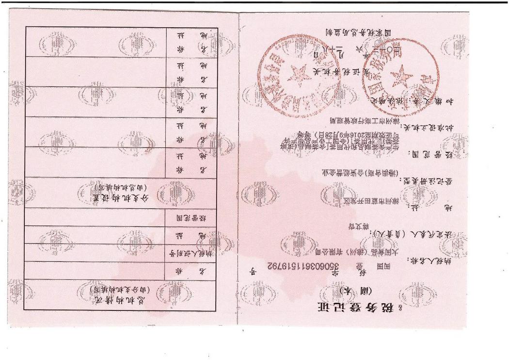 稅務(wù)登記證