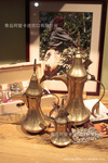 阿拉伯风情 黄铜 咖啡壶 中东产 阿璧卡咖啡