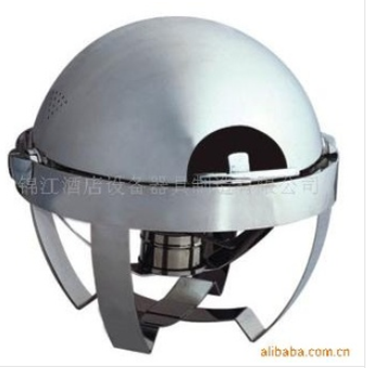 D#-4全翻盖全钢球形自助餐炉