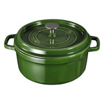 24CM珐琅铸铁锅/炖锅/褒汤/砂锅/汤锅/西餐锅/荷...