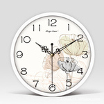 12寸金属烤漆静音挂钟创意时钟