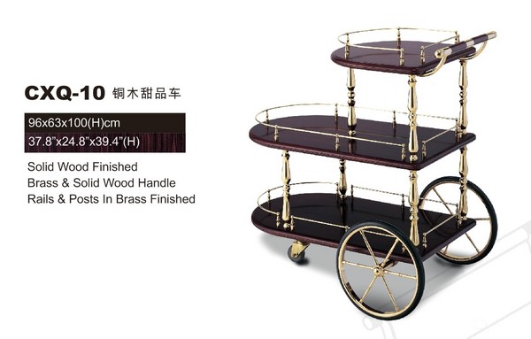 CXQ-10铜木甜品车