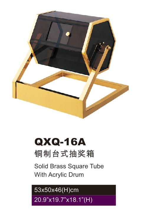 QXQ-16A 铜制台式抽奖箱