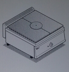 TECNOINOX70_PCP105G7钛克诺斯燃气板炉