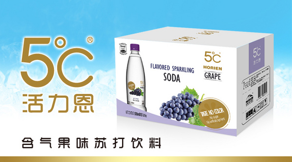 HORIEN5℃活力恩含气果味苏打饮料