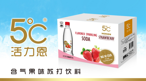 HORIEN5℃活力恩含气果味苏打饮料