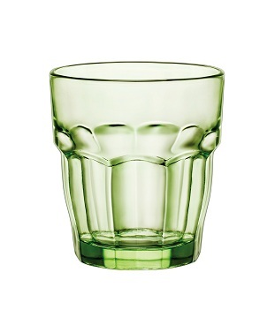 绿色硬石矮身水杯(钢化) 27 厘升