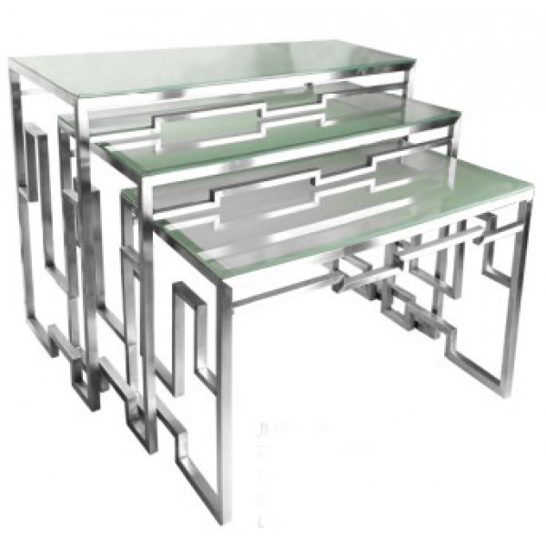 不锈钢 套插式茶歇台