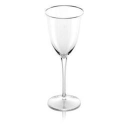 描白金葡萄酒杯