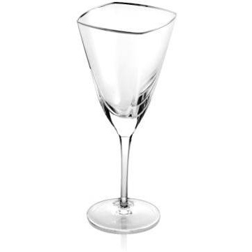 描白金葡萄酒杯