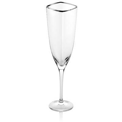 描白金香槟酒杯
