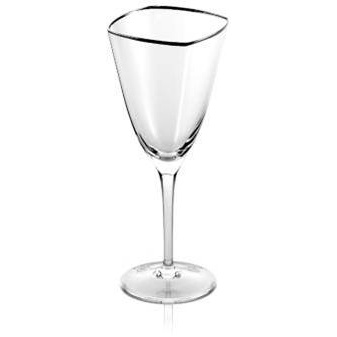 描白金葡萄酒杯