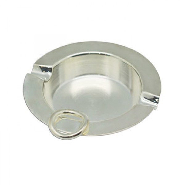 幸运金银器－镀银Q形两头烟缸