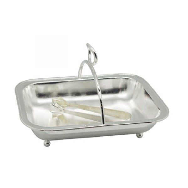 幸运金银器－镀银Q形毛巾篮