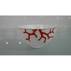 红珊瑚碗-骨瓷